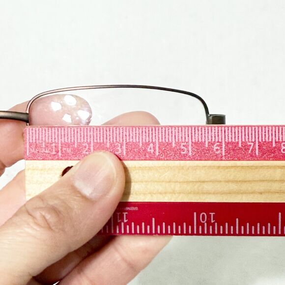 Timex L035 BR Titanium Eyeglasses Frame Men's Brown Rectangular 58-19-150 NEW - Picture 7 of 11